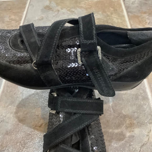 Women's Stuart Weizman Bling Shoes 8 - Picture 5 of 10